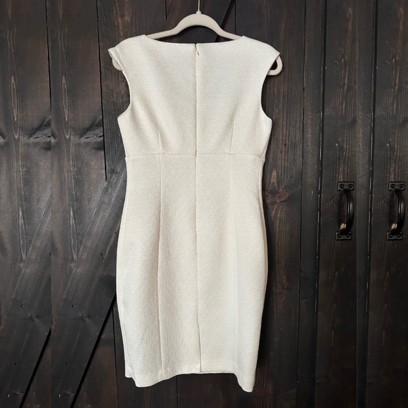 Calvin Klein Ivory Sheath Dress - Picture 3 of 4